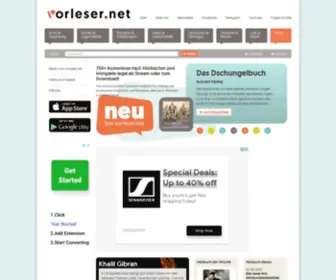 Voorlezer.net(Legal und kostenlos) Screenshot