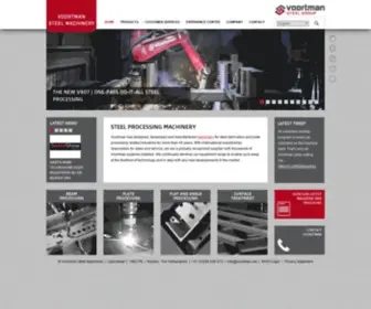 Voortman.net(Voortman Steel Machinery) Screenshot