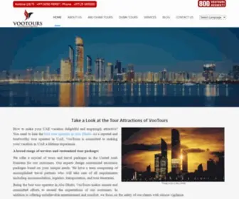 Vootours.com(Best Tour Operator in Abu Dhabi & Dubai) Screenshot