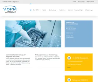 Vopm.de(VOPM e.V) Screenshot