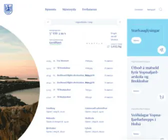 Vopnafjardarhreppur.is(Vopnafjörður) Screenshot