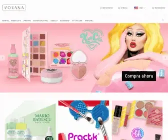 Vorana.mx(Compra maquillaje online) Screenshot