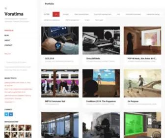 Voratima.com(Portfolio) Screenshot