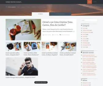 Vorbepentrusuflet.blog(Vorbe pentru suflet) Screenshot