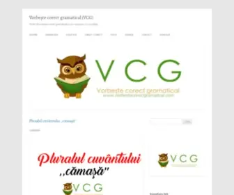 Vorbestecorectgramatical.com(Vorbește corect gramatical (VCG)) Screenshot