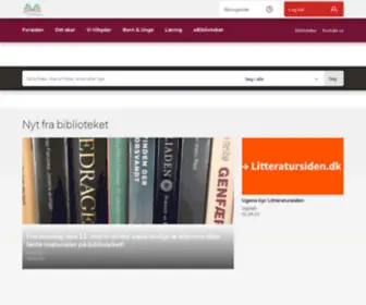 Vordingborgbibliotek.dk(Vordingborgbibliotek) Screenshot