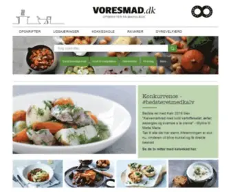 Voresmad.dk(Mere end 1600 opskrifter på madglæde) Screenshot