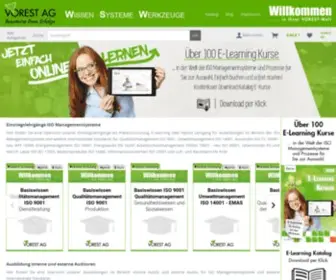 Vorest-AG.com(Qualitätsmanagement) Screenshot