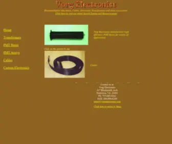 Vorgelectronics.com(Vorg Electronics) Screenshot