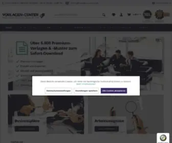 Vorlagen-Center.com(Premium-Vorlagen und) Screenshot