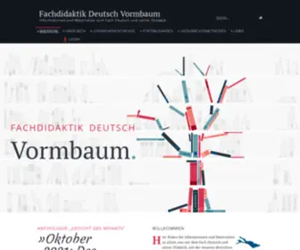 Vormbaum.net(Fachdidaktik Deutsch Vormbaum) Screenshot