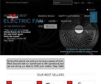 Vornadosg.com(Vornado Singapore Pte Ltd) Screenshot