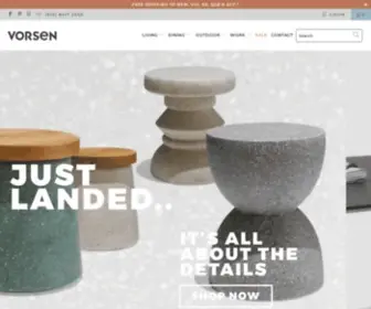 Vorsen.com.au(Designer Furniture) Screenshot