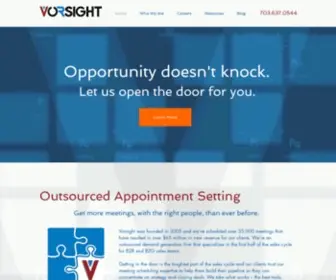 Vorsight.com(Inside Sales Appointment Setting & Consulting) Screenshot