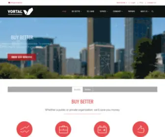 Vortal.biz(E-Sourcing and e-Procurement) Screenshot