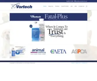 Vortechpharm.com(Vortech Pharmaceuticals) Screenshot