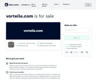 Vorteile.com(Vorteile auf) Screenshot