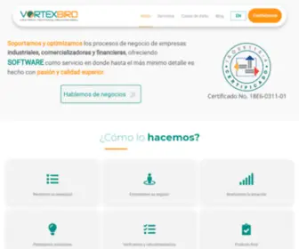 Vortexbird.com(Desarrollo ágil de software) Screenshot