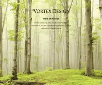 VortexDesign.com(We'll be back) Screenshot