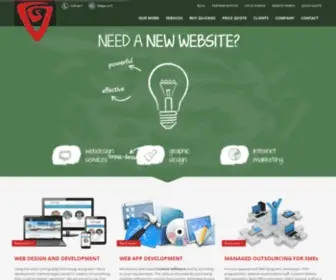 Vortexglobalservices.com(Web design and development company) Screenshot