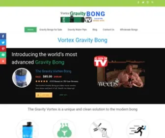 Vortexgravitybong.com(Vortex Gravity Bong) Screenshot