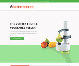 Vortexpeeler.com(Fruit Peeler) Screenshot