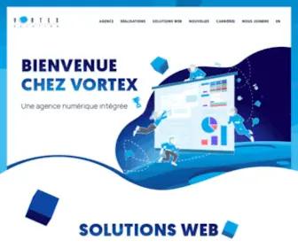 Vortex.qc.ca(Agence Numérique Intégrée et Marketing Web) Screenshot