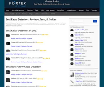 Vortexradar.com(Best Radar Detectors) Screenshot