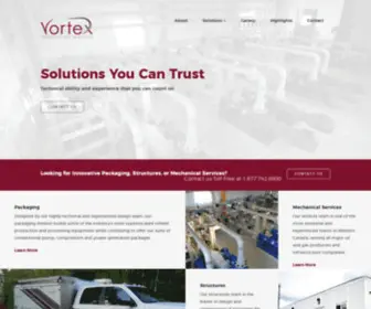 Vortexservices.ca(Vortex Production Services) Screenshot