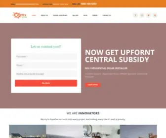 Vortexsolar.in(Customer Focused) Screenshot