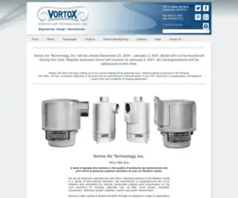 Vortox.com(Vortox Air Technology) Screenshot