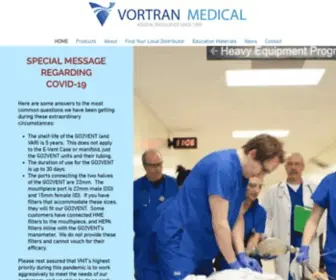 Vortran.com(VORTRAN Medical) Screenshot