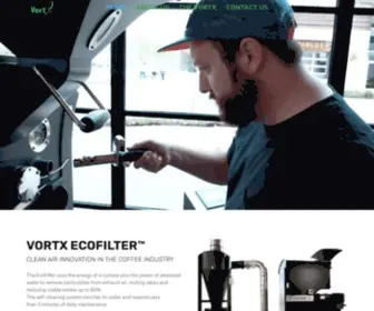 VortXkleanair.com(Vortx Smoke Elimination for Coffee Roasters) Screenshot