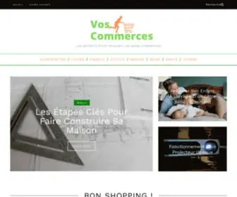 Vos-Commerces.fr(Vos commerces) Screenshot