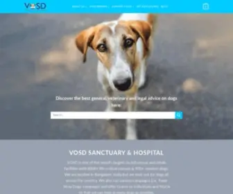 Vosd.in(World's largest stray dog rescue & rehab) Screenshot