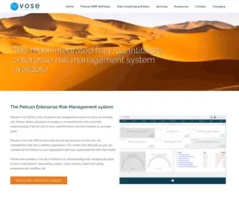 Vosesoftware.com(Enterprise risk management) Screenshot