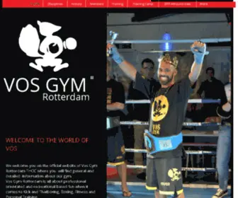 Vosgymholland.com(Vos Gym Rotterdam) Screenshot