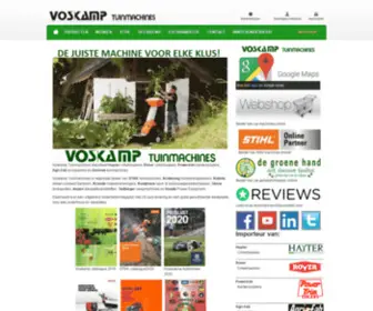 Voskamp-Tuinmachines.nl(Voskamp Tuinmachines) Screenshot