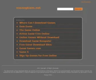 Vosongkiem.net(Vô Song Kiếm) Screenshot