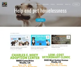 Vospca.org(Valley Oak SPCA) Screenshot
