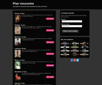 Vosplansrencontres.com(Plan rencontre) Screenshot