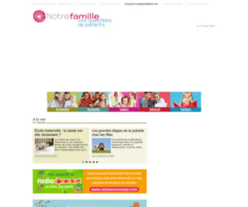 Vosquestionsdeparents.fr(Accueil) Screenshot