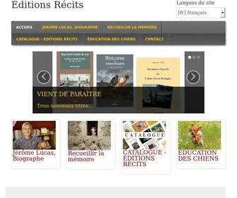 Vosrecits.com(Éditions) Screenshot