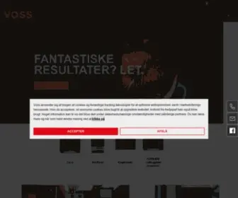 Voss.dk(VOSS-Electrolux) Screenshot
