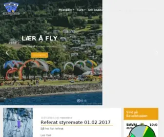 Vosshpk.no(Voss hang og paraglider klubb) Screenshot
