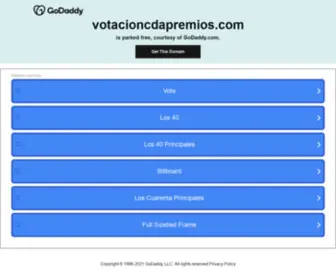 VotacionCDapremios.com(VotacionCDapremios) Screenshot