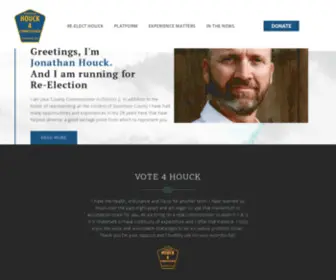 Vote4Houck.com(Re-Elect Jonathan Houck for Gunnison County Commissioner) Screenshot