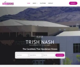 Vote4Trishnash.com(Elect Trish Nash for Henderson City Council Ward 3) Screenshot