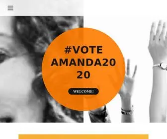 Voteamanda2020.org(Voteamanda 2020) Screenshot