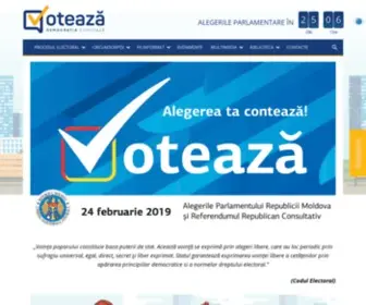 Voteaza.md(Prima pagina) Screenshot